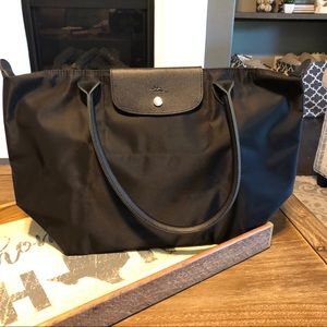Longchamp Black Neo Large Tote